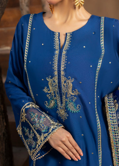 Diara Couture | Rangrez Luxe Pret | DF-50 - NAVY BLUE