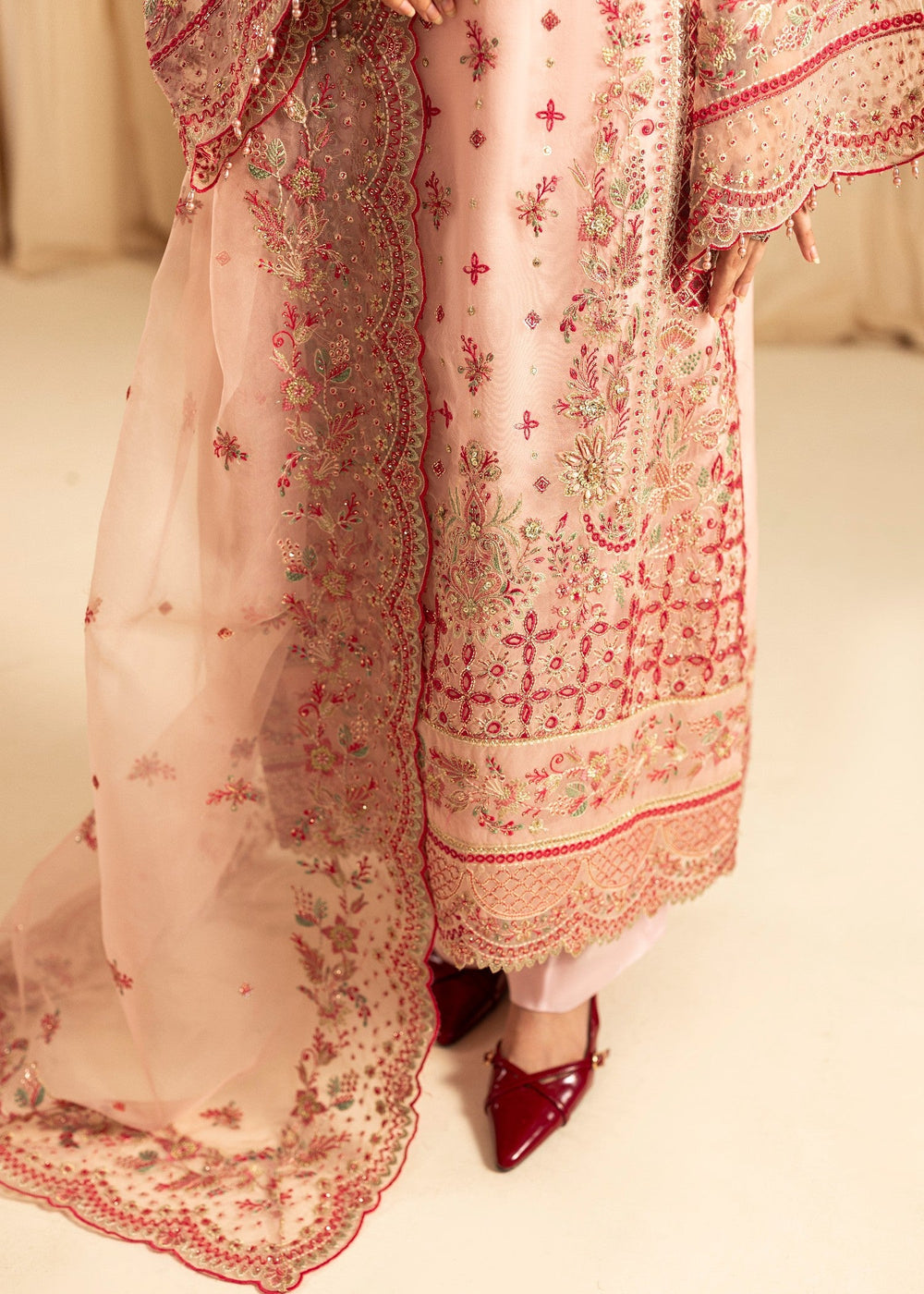 Diara Couture | Suave Formals | DF-43 - PEACH PINK, image 5
