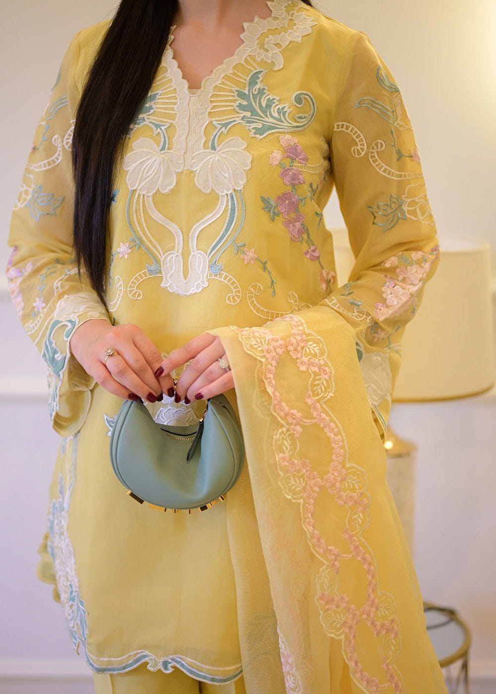 Saira Shakira | Rosea Casual Pret 25 | Dandelion Hues -  Saira Shakira Ladies Clothes - Original Designer Dress - House of Maryam