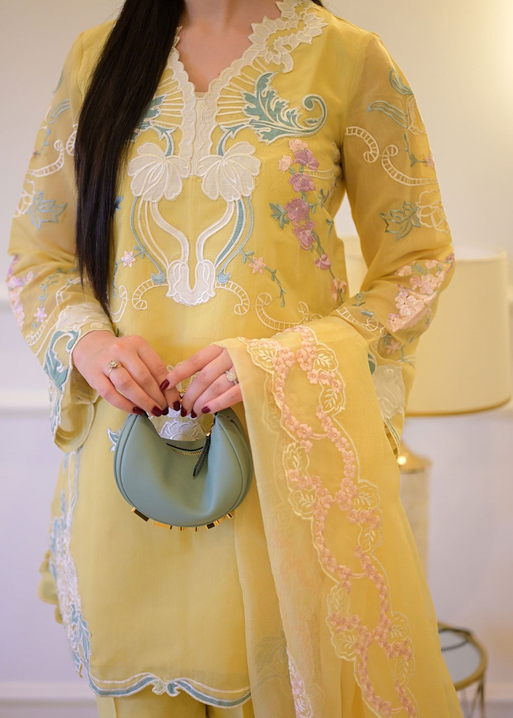 Saira Shakira | Rosea Casual Pret 25 | Dandelion Hues -  Saira Shakira Ladies Clothes - Original Designer Dress - House of Maryam