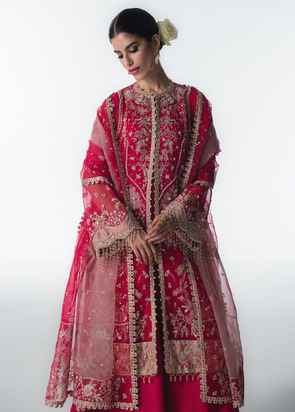 Sadaf Fawad Khan | Festive 25 | Fuschia Rose, image 3