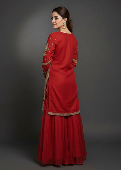 Diara Couture | Tabeer Formals |UA-01 - RED