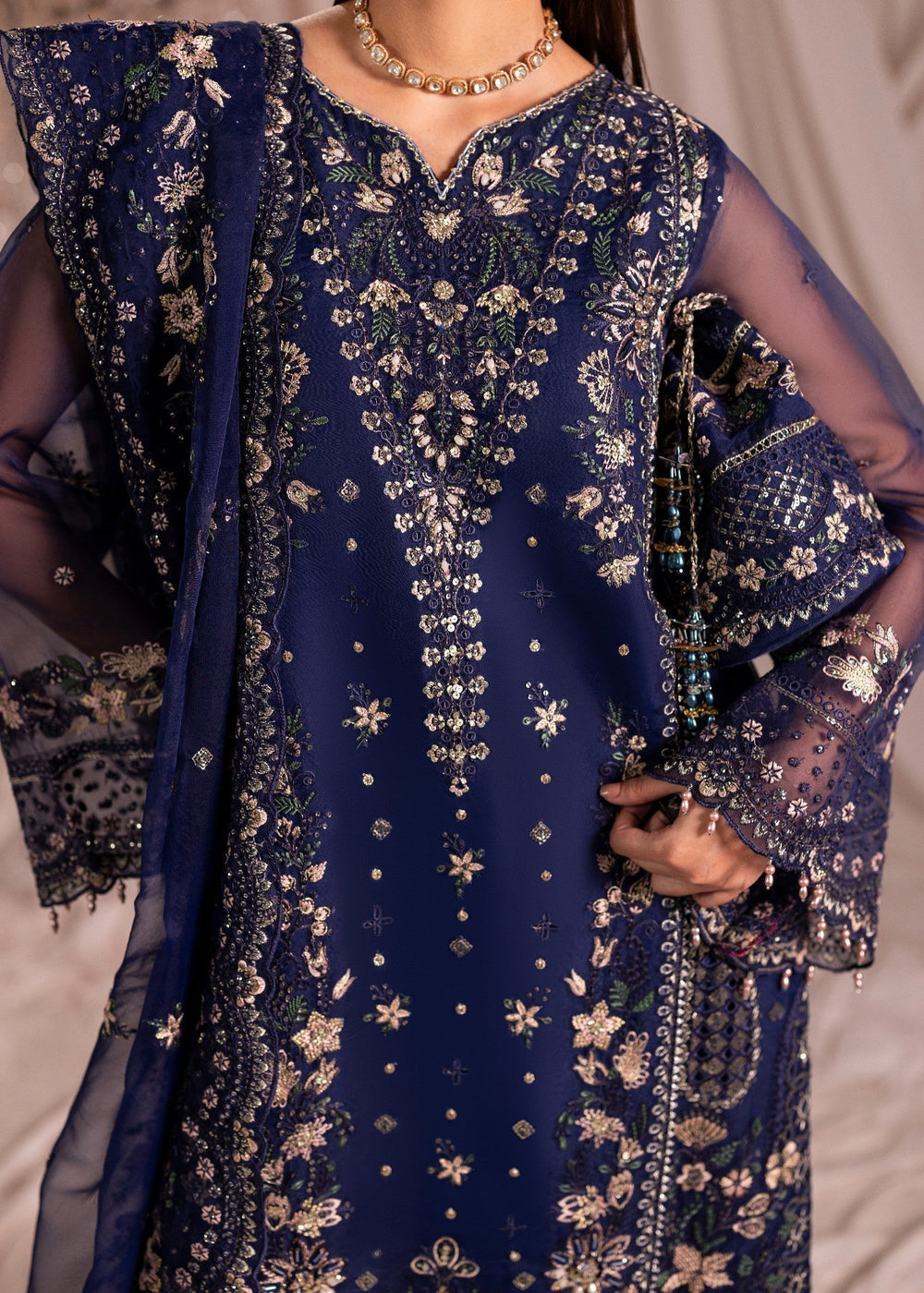 Diara Couture | Suave Formals | DF-43 - NAVY BLUE, image 6