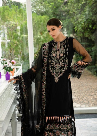 Meeral | Wedding Formals | Arisa-Brand:Meeral-Type:Ladies Clothes-Black-Organza-House of Maryam- Buy in UK, USA