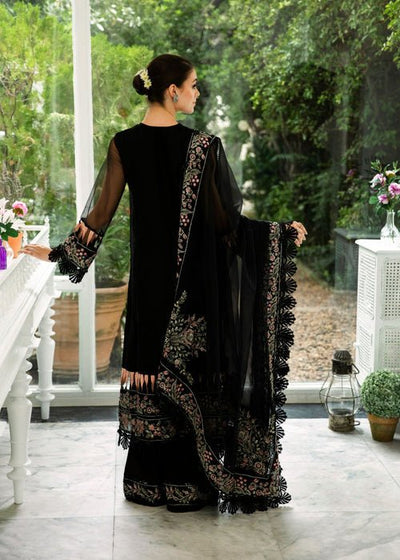 Meeral | Wedding Formals | Arisa-Brand:Meeral-Type:Ladies Clothes-Black-Organza-House of Maryam- Buy in UK, USA