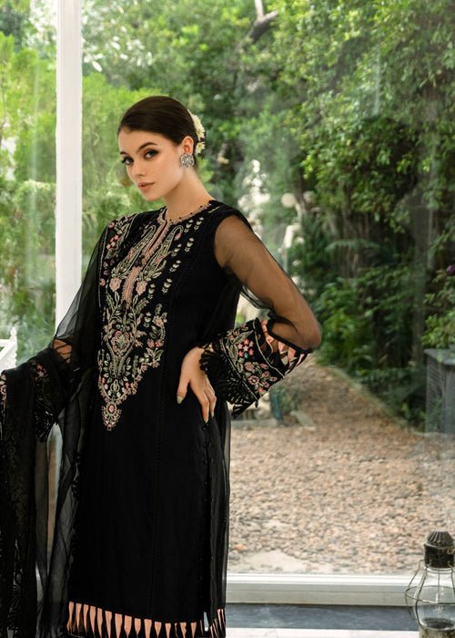 Meeral | Wedding Formals | Arisa-Brand:Meeral-Type:Ladies Clothes-Black-Organza-House of Maryam- Buy in UK, USA