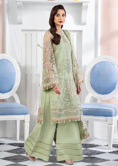 Meeral | Wedding Formals | Calina-Brand:Meeral-Type:Ladies Clothes-Mint Green-Organza-House of Maryam- Buy in UK, USA