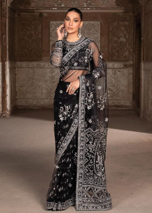 Meeral | Wedding Formals | Chandi-Brand:Meeral-Type:Ladies Clothes-Black-Net-House of Maryam- Buy in UK, USA