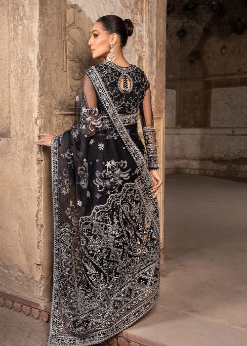Meeral | Wedding Formals | Chandi-Brand:Meeral-Type:Ladies Clothes-Black-Net-House of Maryam- Buy in UK, USA