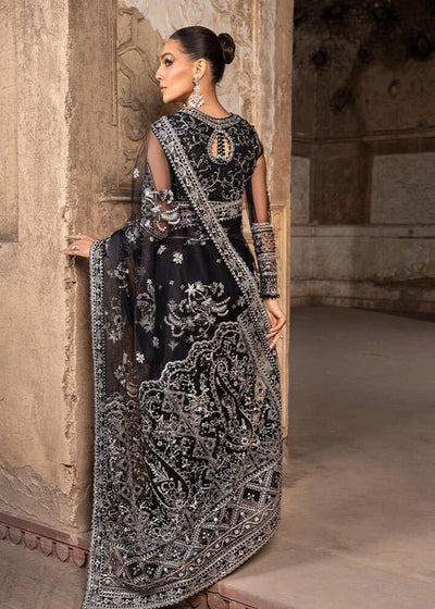 Meeral | Wedding Formals | Chandi-Brand:Meeral-Type:Ladies Clothes-Black-Net-House of Maryam- Buy in UK, USA