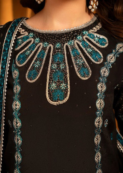 Meeral | Wedding Formals | Ebene-Brand:Meeral-Type:Ladies Clothes-Black-Raw Silk-House of Maryam- Buy in UK, USA