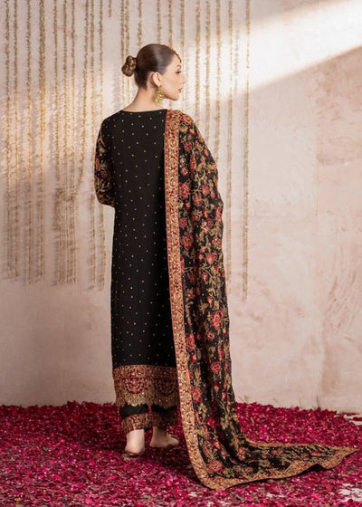 Meeral | Wedding Formals | Haseen-Brand:Meeral-Type:Ladies Clothes-Black-Chiffon-House of Maryam- Buy in UK, USA