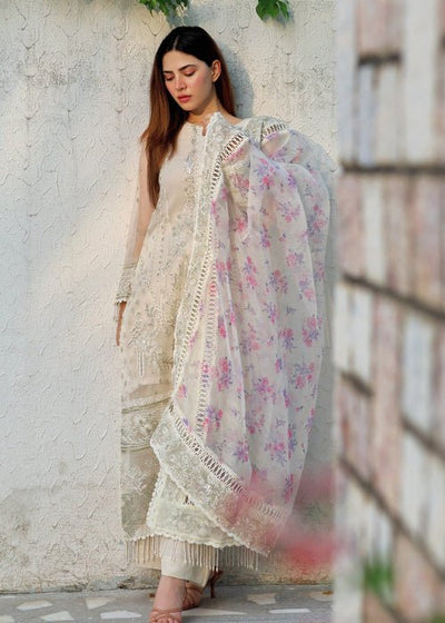 Meeral | Wedding Formals | Huns-e-Nazar-Brand:Meeral-Type:Ladies Clothes-Off White-Organza-House of Maryam- Buy in UK, USA