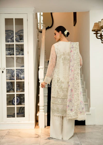 Meeral | Wedding Formals | Huns-e-Nazar-Brand:Meeral-Type:Ladies Clothes-Off White-Organza-House of Maryam- Buy in UK, USA
