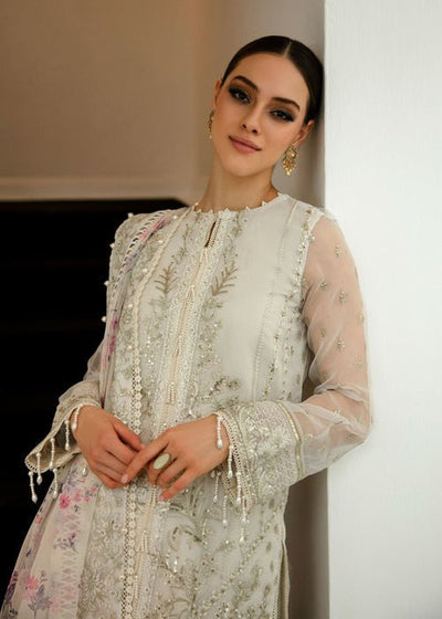 Meeral | Wedding Formals | Huns-e-Nazar-Brand:Meeral-Type:Ladies Clothes-Off White-Organza-House of Maryam- Buy in UK, USA