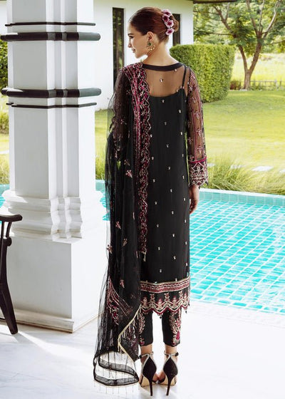 Meeral | Wedding Formals | Mahjabeen_Black-Brand:Meeral-Type:Ladies Clothes-Black-Net-House of Maryam- Buy in UK, USA