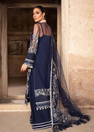 Meeral | Wedding Formals | Meena-Brand:Meeral-Type:Ladies Clothes-Navy Blue-Net-House of Maryam- Buy in UK, USA