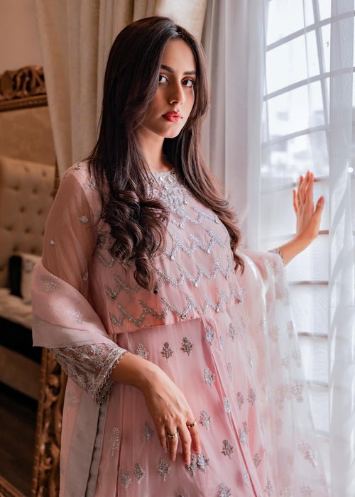 Meeral | Wedding Formals | Mehtab - MU-01-Brand:Meeral-Type:Ladies Clothes-Lilac-Net-House of Maryam- Buy in UK, USA