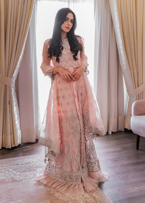Meeral | Wedding Formals | Mehtab - MU-01-Brand:Meeral-Type:Ladies Clothes-Lilac-Net-House of Maryam- Buy in UK, USA