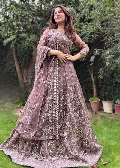 Meeral | Wedding Formals | ML-LUX22V2-30 Raya-Brand:Meeral-Type:Ladies Clothes-Dusty Pink-Net-House of Maryam- Buy in UK, USA