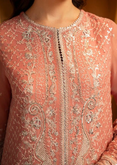 Meeral | Wedding Formals | Orla-Brand:Meeral-Type:Ladies Clothes-Peach Pink-Chiffon-House of Maryam- Buy in UK, USA