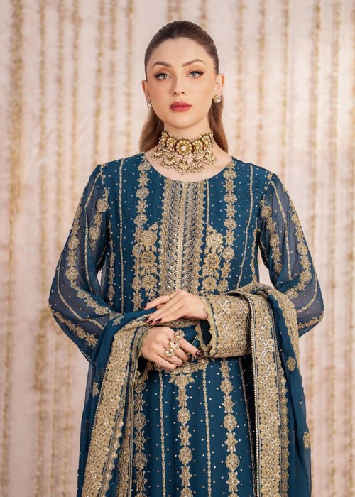 Meeral | Wedding Formals | Roop-Brand:Meeral-Type:Ladies Clothes-Zinc-Chiffon-House of Maryam- Buy in UK, USA