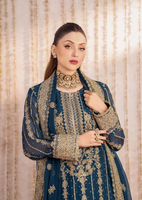 Meeral | Wedding Formals | Roop-Brand:Meeral-Type:Ladies Clothes-Zinc-Chiffon-House of Maryam- Buy in UK, USA