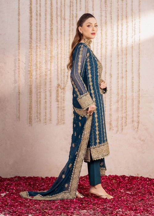 Meeral | Wedding Formals | Roop-Brand:Meeral-Type:Ladies Clothes-Zinc-Chiffon-House of Maryam- Buy in UK, USA