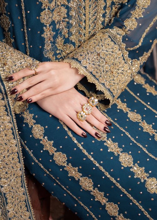 Meeral | Wedding Formals | Roop-Brand:Meeral-Type:Ladies Clothes-Zinc-Chiffon-House of Maryam- Buy in UK, USA