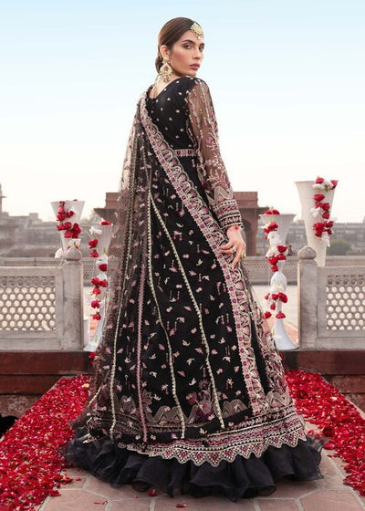 Meeral | Wedding Formals | Ruhaniyaat - MB-08-Brand:Meeral-Type:Ladies Clothes-Black-Net-House of Maryam- Buy in UK, USA
