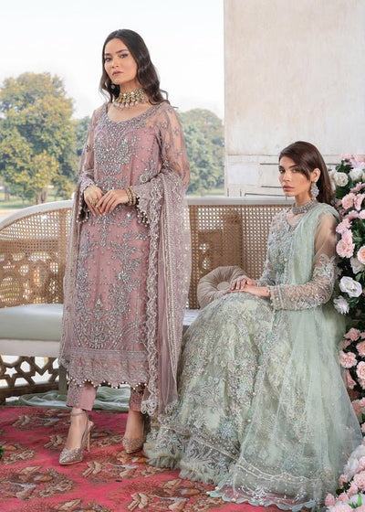 Meeral | Wedding Formals | Shabnam - MB-01-Brand:Meeral-Type:Ladies Clothes-Mint-Net-House of Maryam- Buy in UK, USA