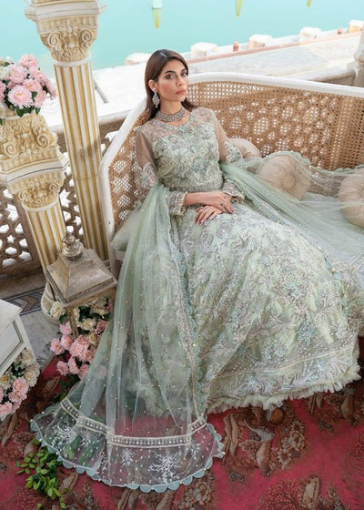 Meeral | Wedding Formals | Shabnam - MB-01-Brand:Meeral-Type:Ladies Clothes-Mint-Net-House of Maryam- Buy in UK, USA
