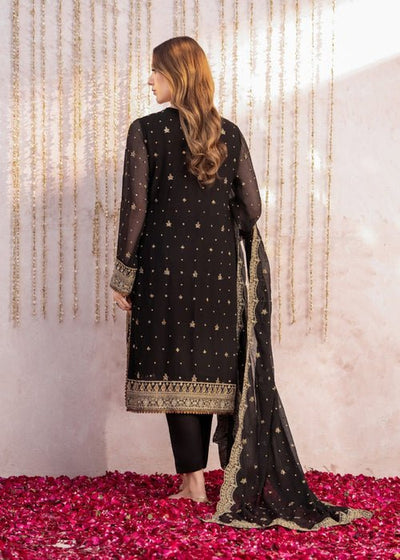 Meeral | Wedding Formals | Siraa-Brand:Meeral-Type:Ladies Clothes-Black-Chiffon-House of Maryam- Buy in UK, USA