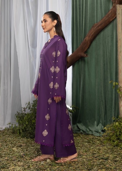 Meeral | Wedding Formals | Zohra-Brand:Meeral-Type:Ladies Clothes-Dark Purple-Lawn-House of Maryam- Buy in UK, USA