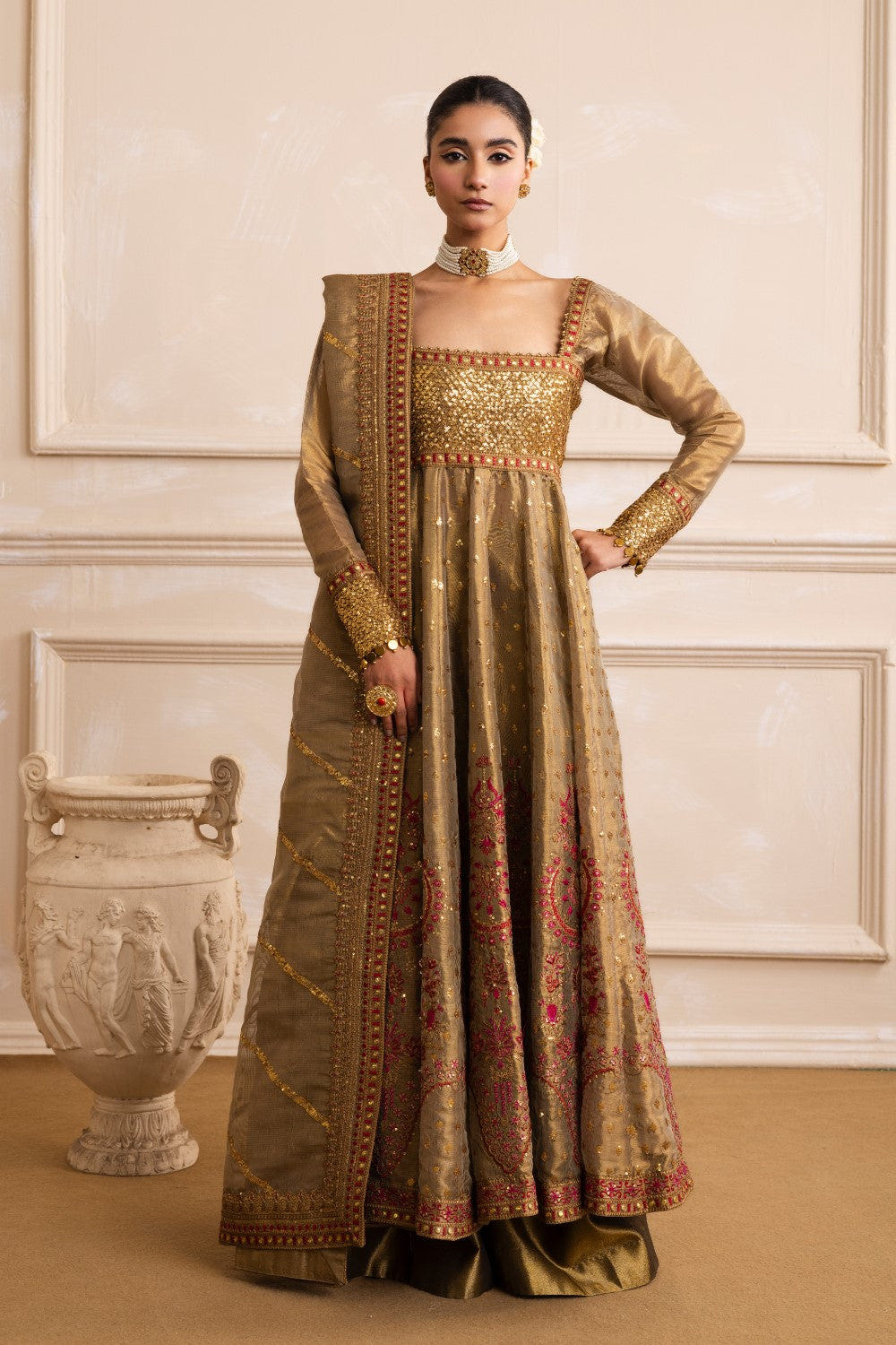 Maryum N Maria | Izara Formals | MERNEITH - MW40034 -  Maryum N Maria Ladies Clothes - Original Designer Dress - House of Maryam
