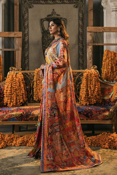 Fahad Hussayn | Lawn Banger | Mewar -  Fahad Hussayn Ladies Clothes - Original Designer Dress - House of Maryam