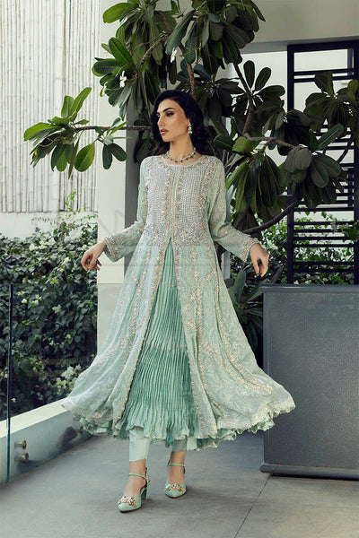 Panache | Pret | Mint Enchantress -  Panache By Mona clothing - Original Designer Dress - House of Maryam