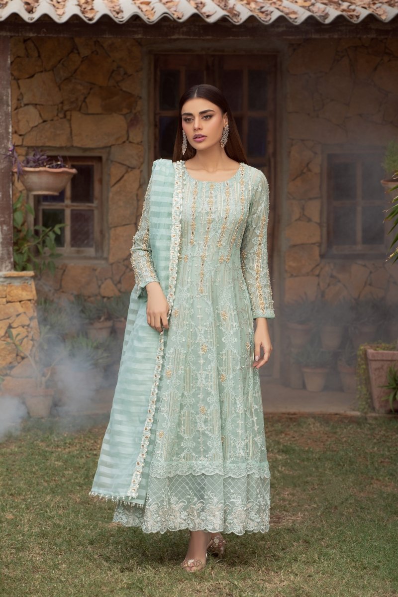 Panache | Pret | Mint Vogue -  Panache By Mona  - Original Designer Dress - House of Maryam