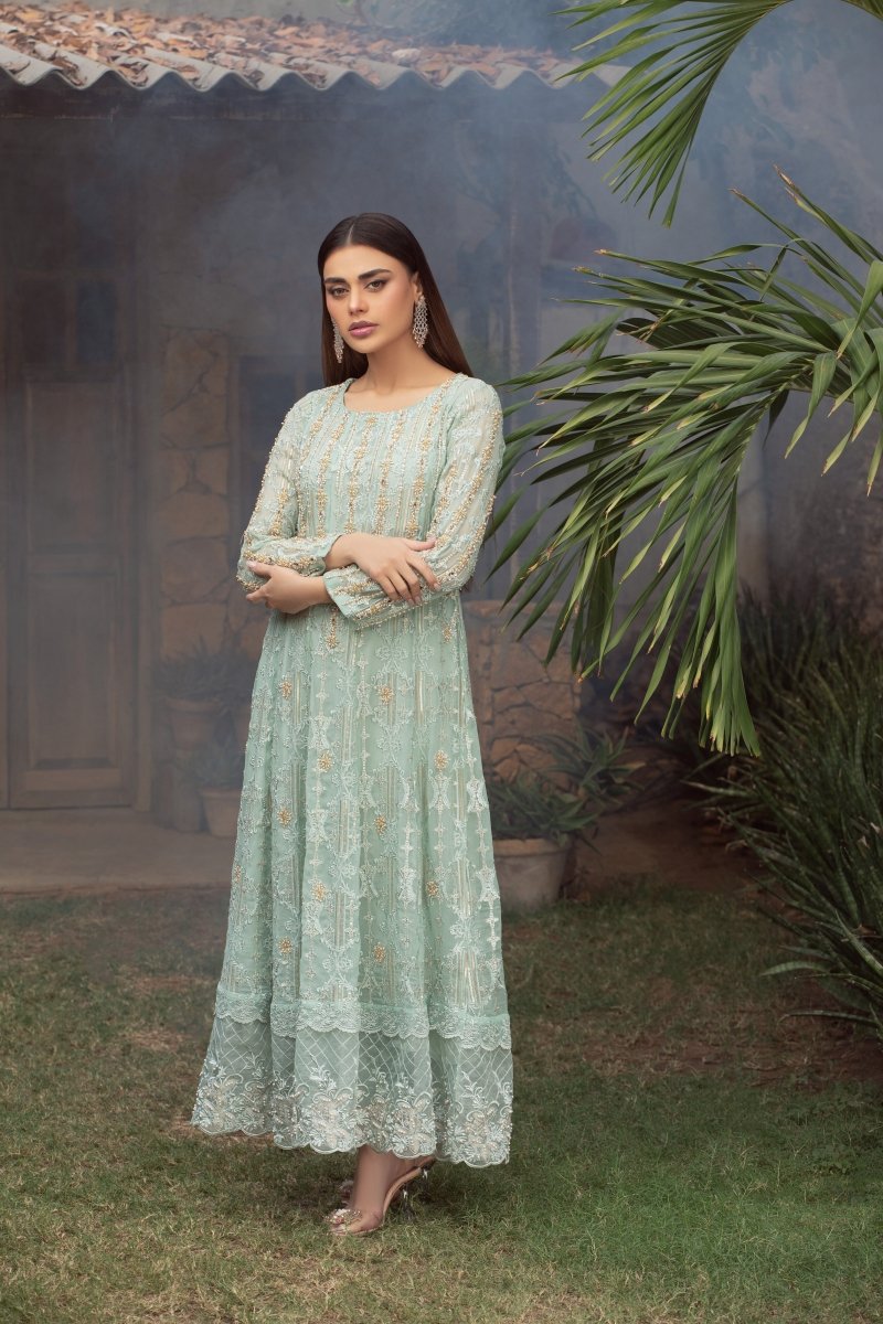 Panache | Pret | Mint Vogue -  Panache By Mona  - Original Designer Dress - House of Maryam