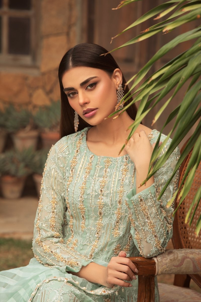 Panache | Pret | Mint Vogue -  Panache By Mona  - Original Designer Dress - House of Maryam