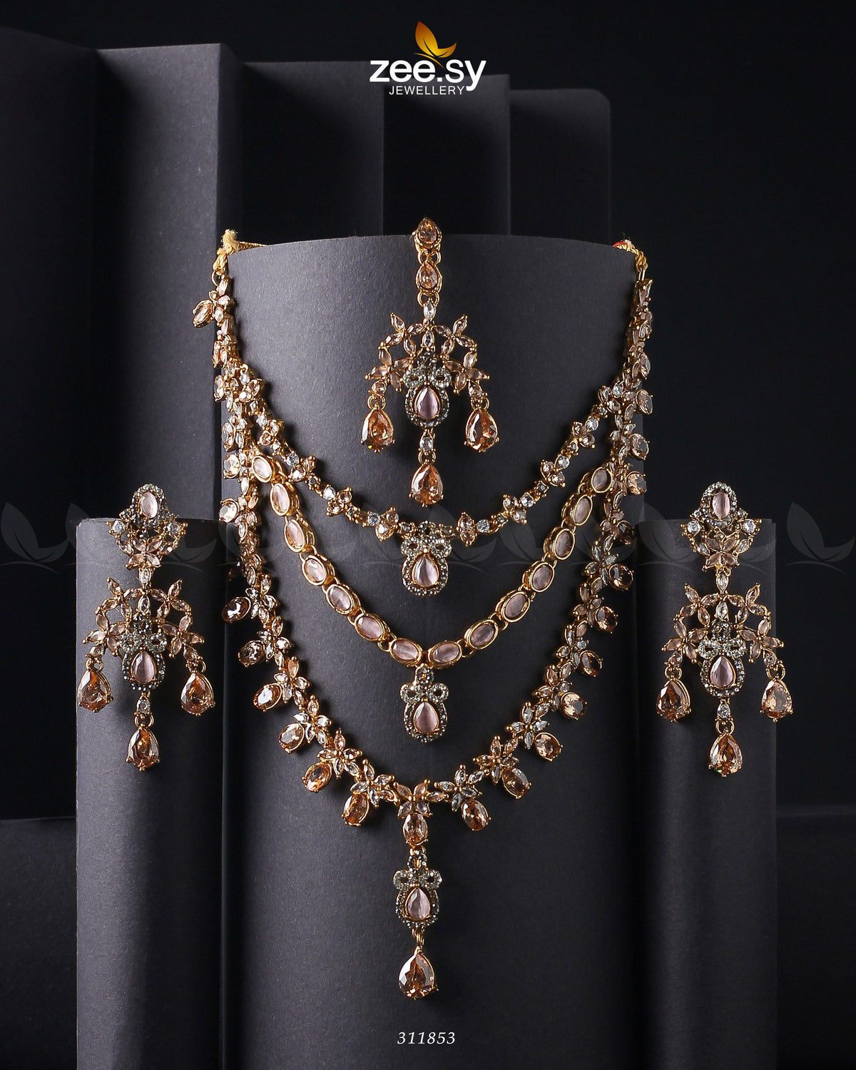Sonya's Necklace Set -  Zeesy Necklace Sets - Original Designer Dress - House of Maryam