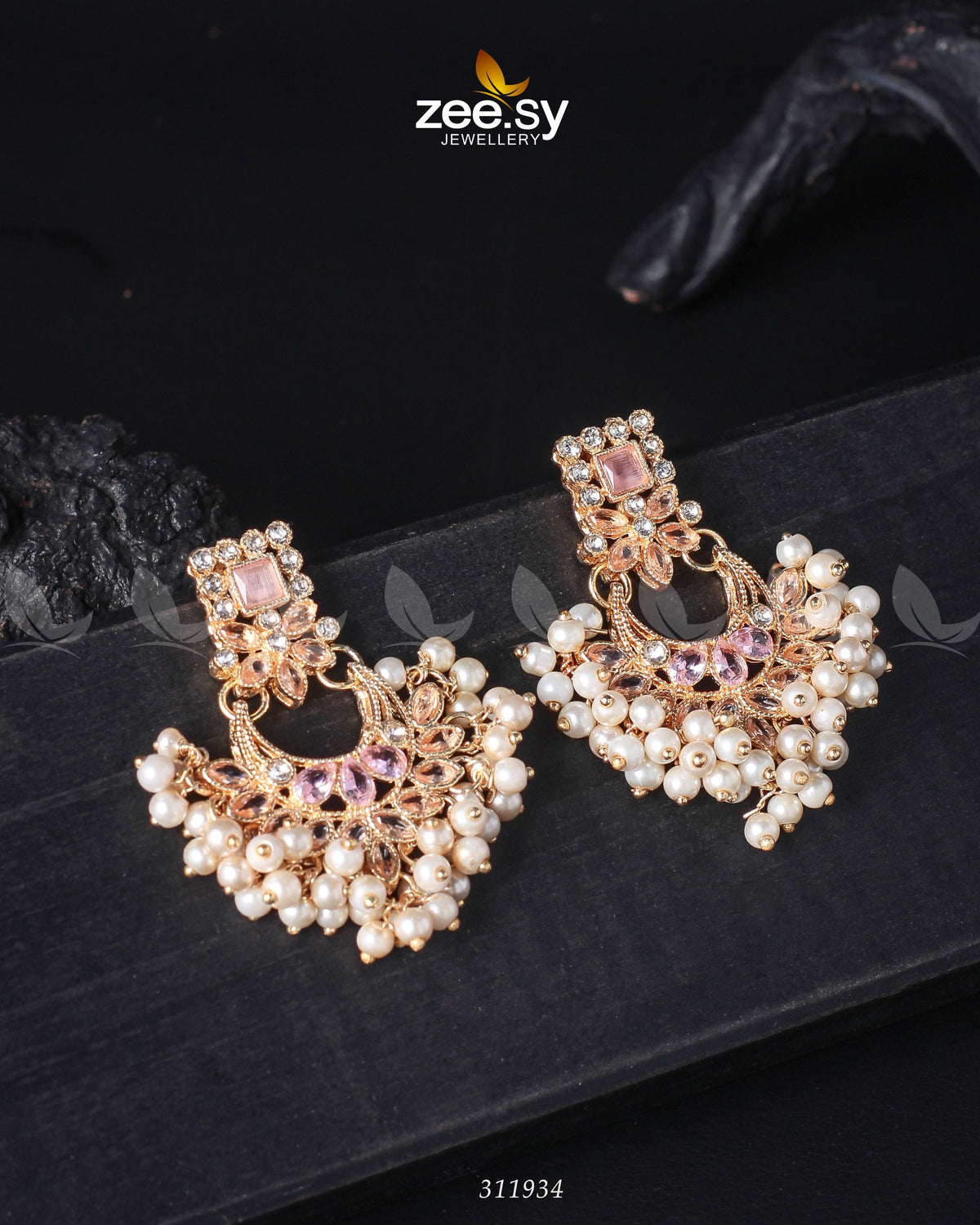 Lily Earrings -  Zeesy Earrings - Original Designer Dress - House of Maryam