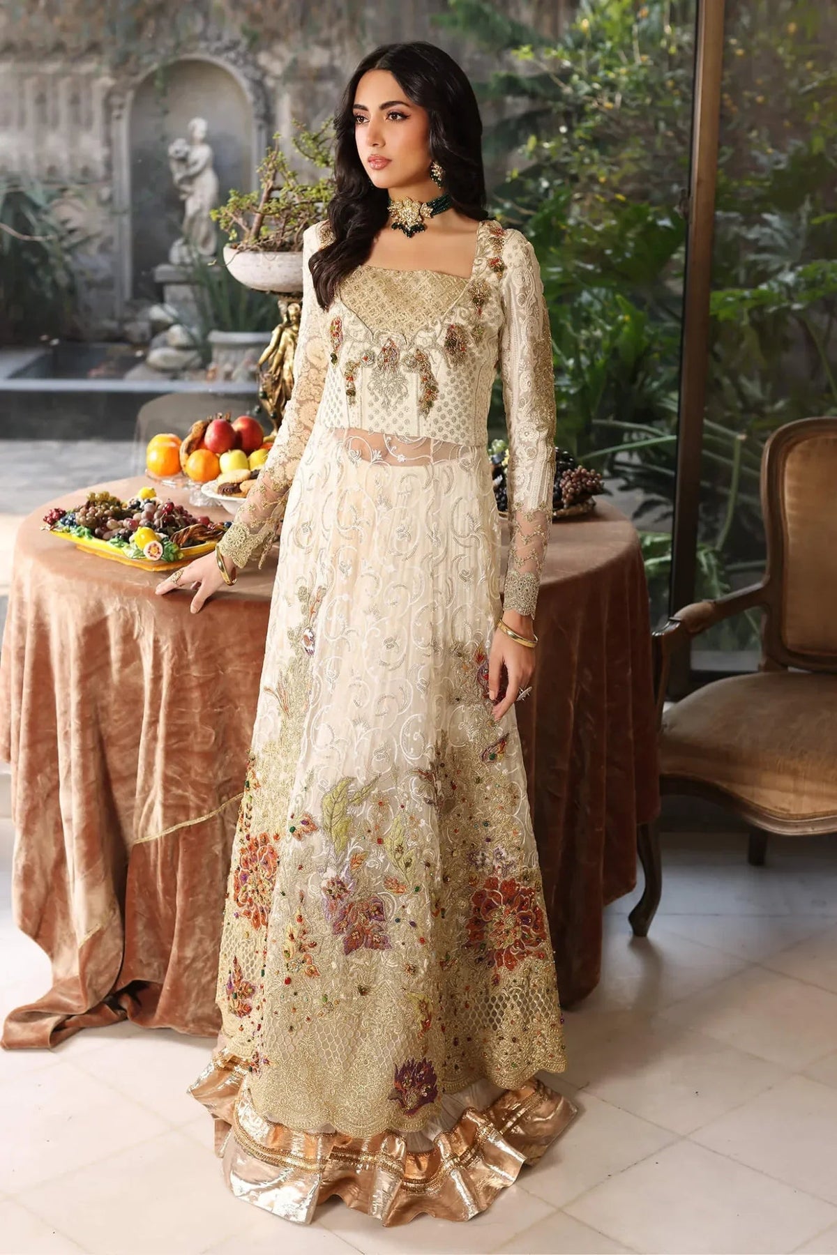 Musferah Saad | Enchante Formals | Floral Mist-2