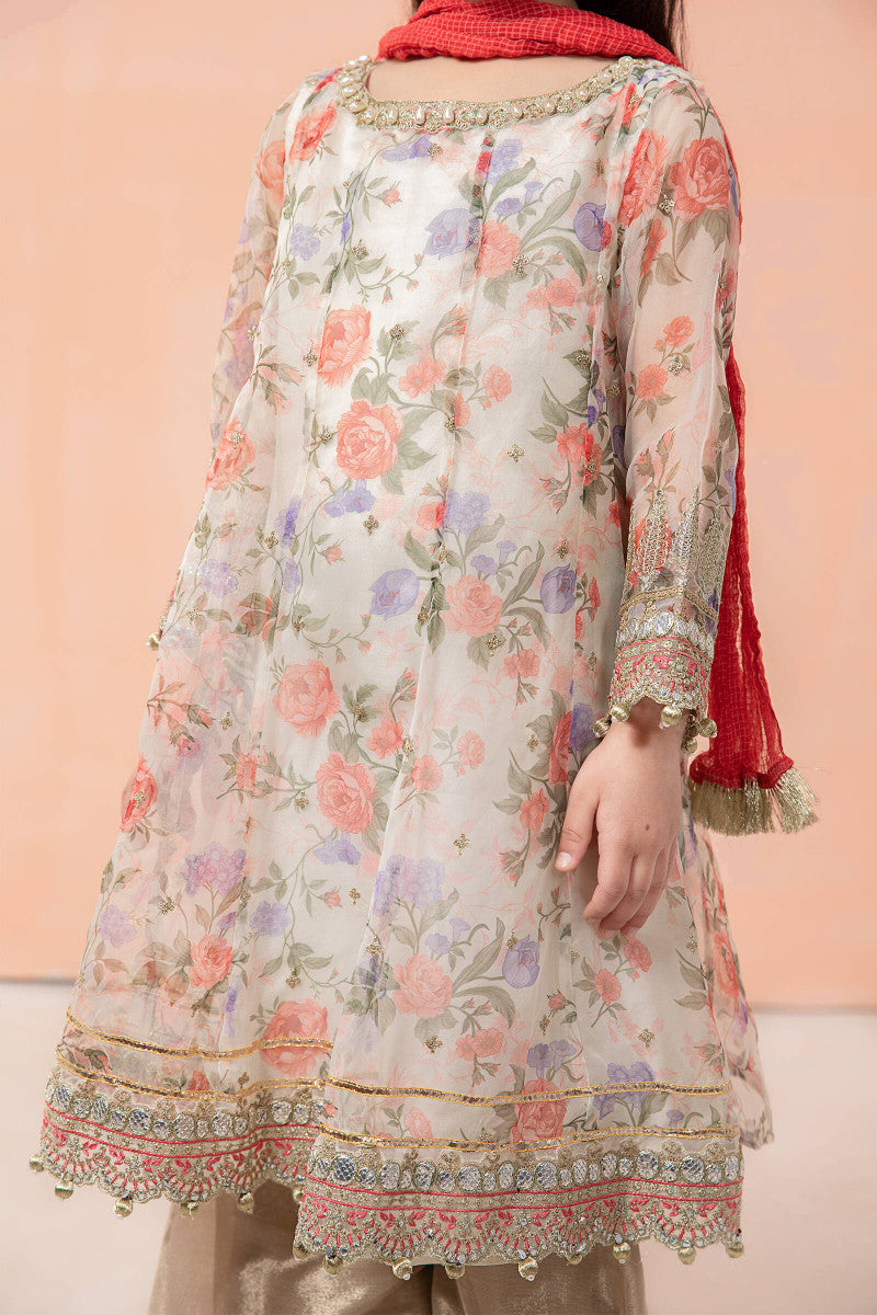 Maria B | 3 Piece Embroidered Suit | MKS-EF22-19R1