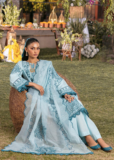 Mohagni | Muntazir Luxury Lawn 24 | CM-10 -  Mohagni Luxury - Original Designer Dress - House of Maryam