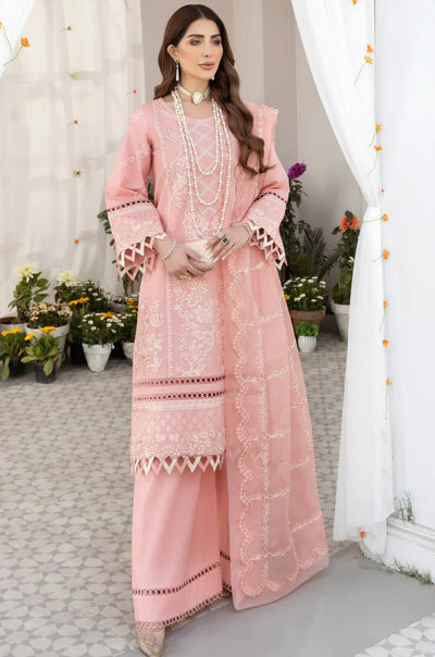 Mohagni | Muntazir Luxury Lawn 24 | AM-07 -  Mohagni Luxury - Original Designer Dress - House of Maryam