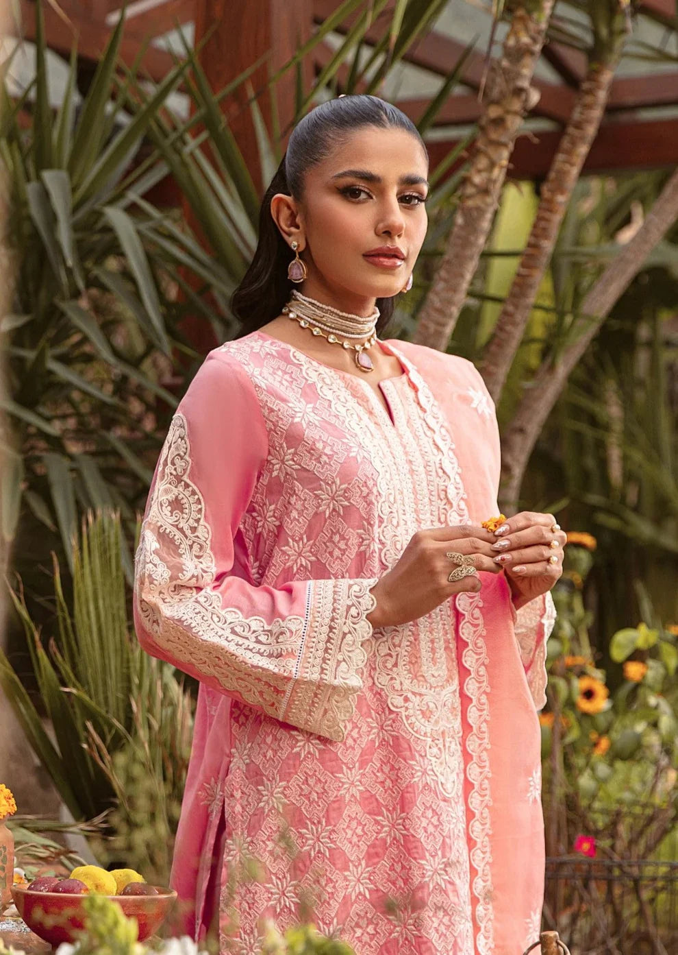 Mohagni | Muntazir Luxury Lawn 24 | MGZ-12 -  Mohagni Luxury - Original Designer Dress - House of Maryam