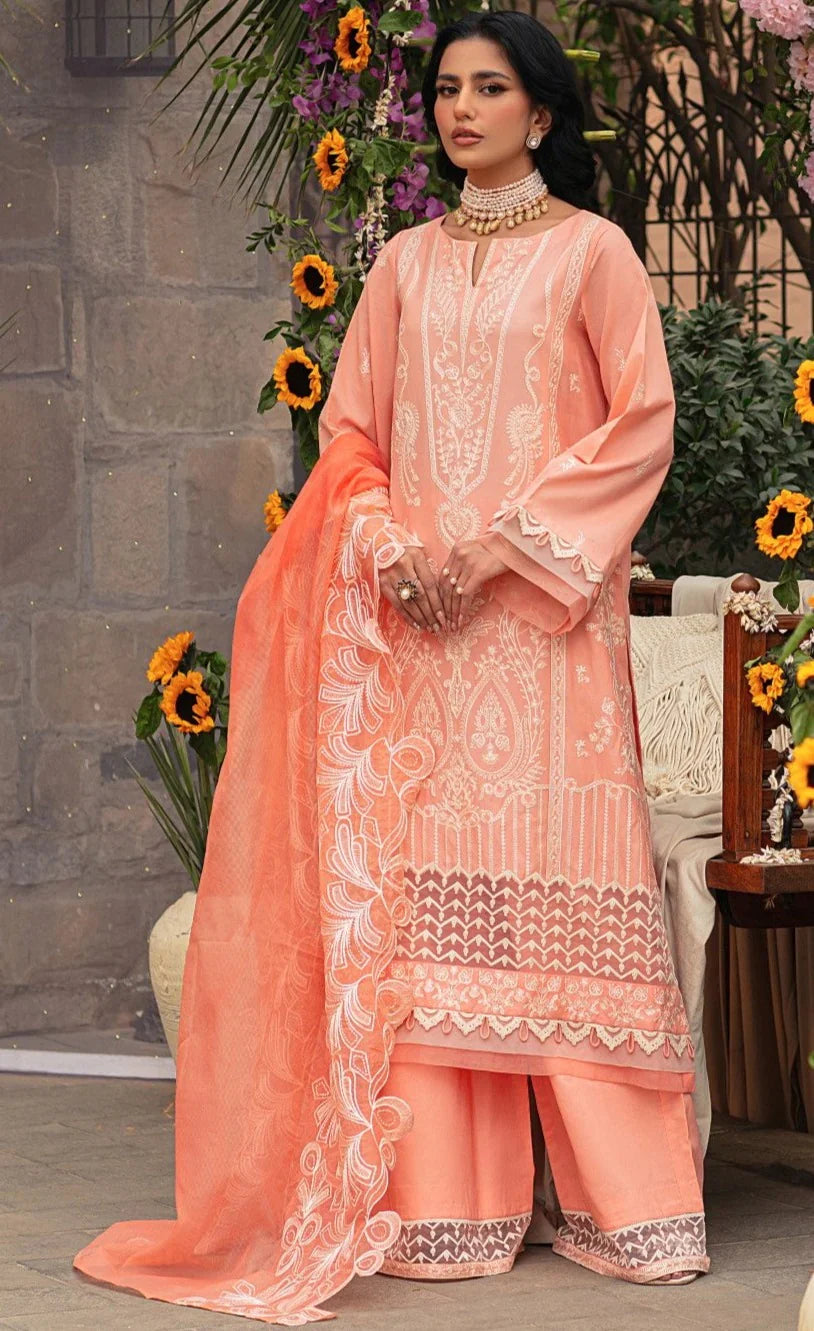 Mohagni | Muntazir Luxury Lawn 24 | CM-01 -  Mohagni Luxury - Original Designer Dress - House of Maryam