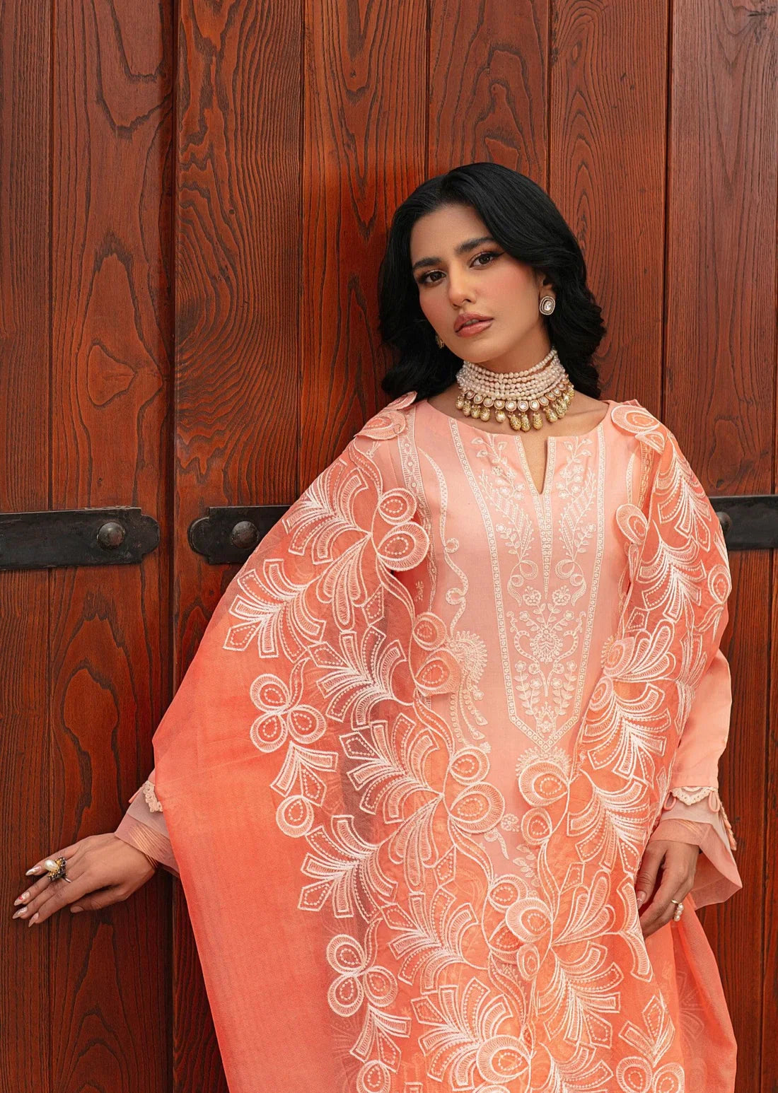 Mohagni | Muntazir Luxury Lawn 24 | CM-01 -  Mohagni Luxury - Original Designer Dress - House of Maryam