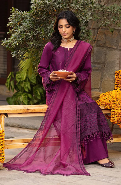 Mohagni | Muntazir Luxury Lawn 24 | CM-02 -  Mohagni Luxury - Original Designer Dress - House of Maryam